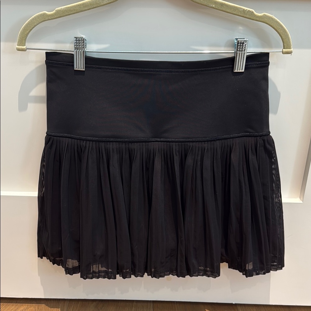 Athleta Black A-Game Mesh Skort
